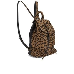 Meli Melo Leopard Pony Hair Backpack